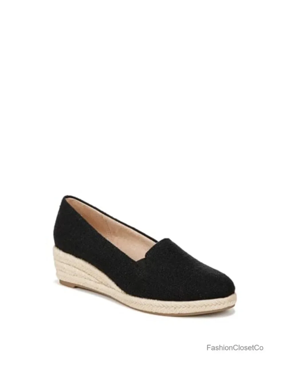 Womens Espadrille Wedge Sandals Slip-On Comfort Platform